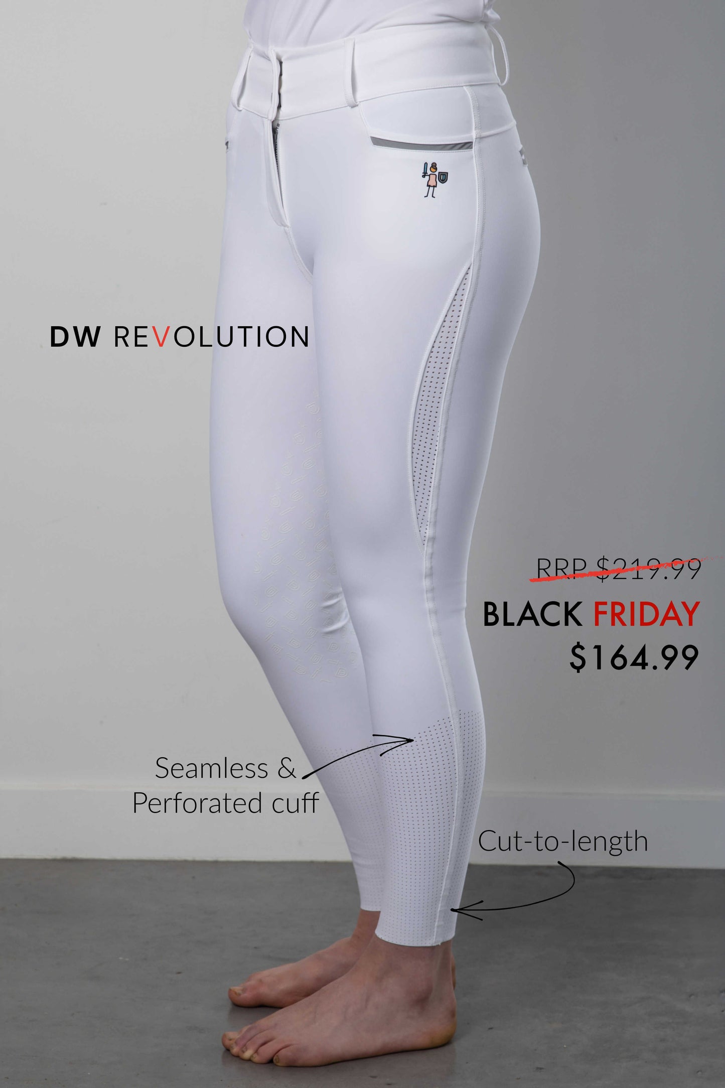 Brave Pants Co. DW Revolution Breeches - White