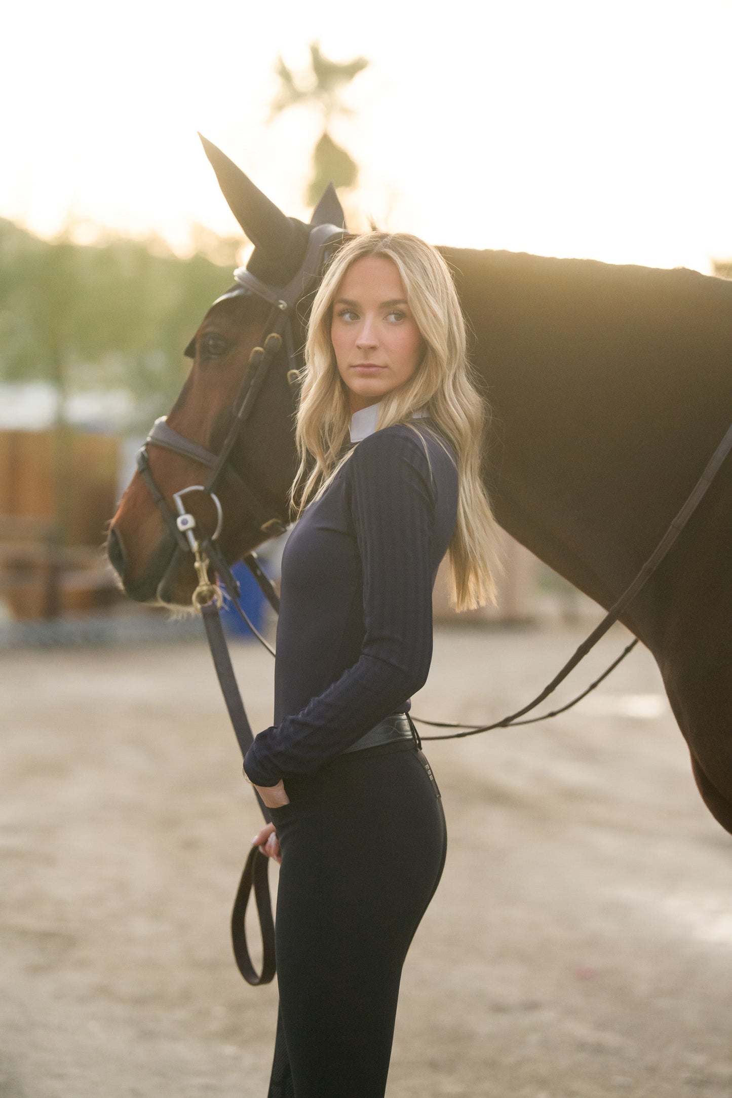 BellEq Equestrian Lolly Long Sleeve Show Shirt
