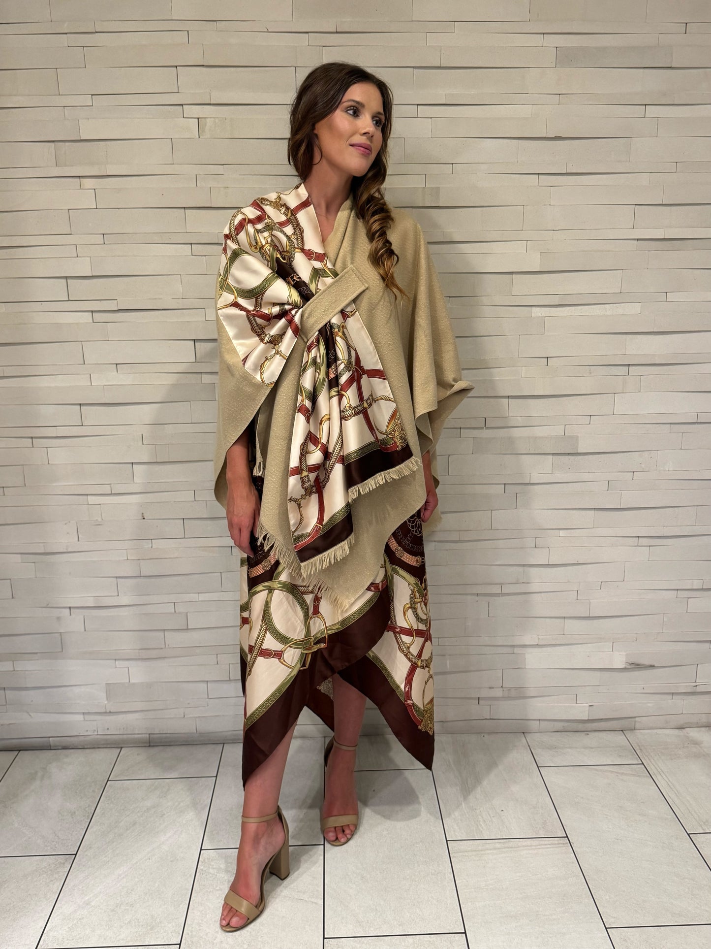 Stacy Bradley Design - Silk Dress - Olive Stirrup