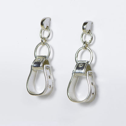 Urban Equestrian  Cortina - Cuban Chain Western Necklace in Silver