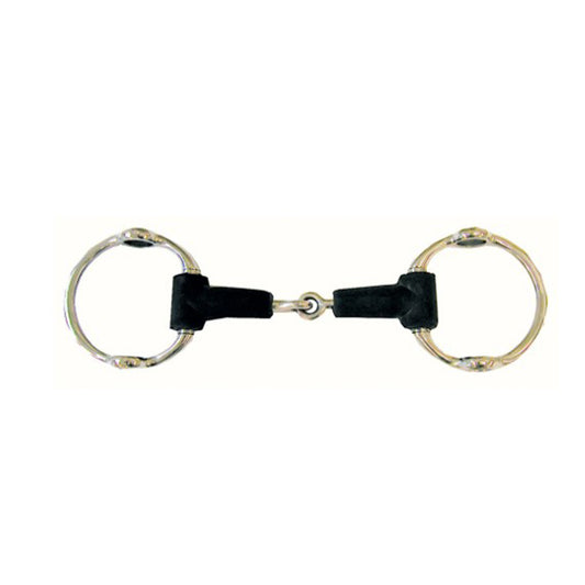 Coronet Soft Rubber Mouth Gag Stainless Steel Snaffle Bit