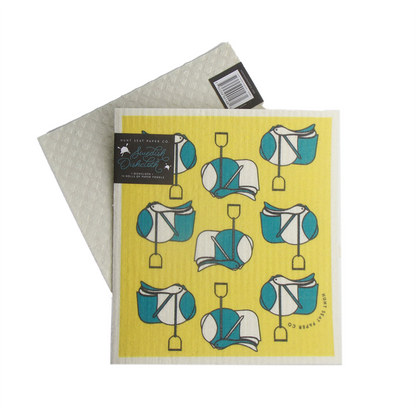 Jump Saddles Swedish Dishcloth