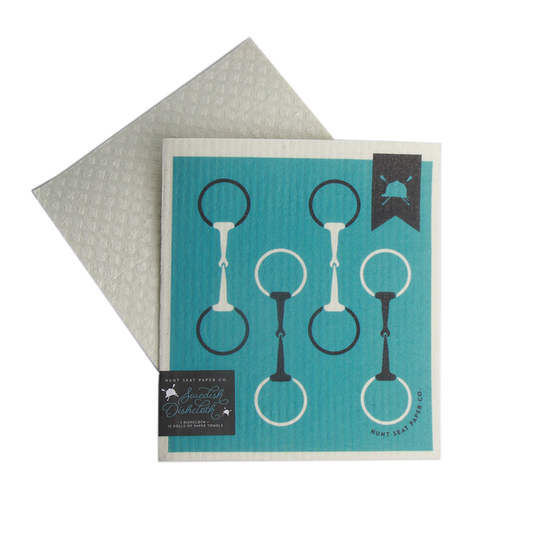 Snaffle Bit Swedish Dishcloth