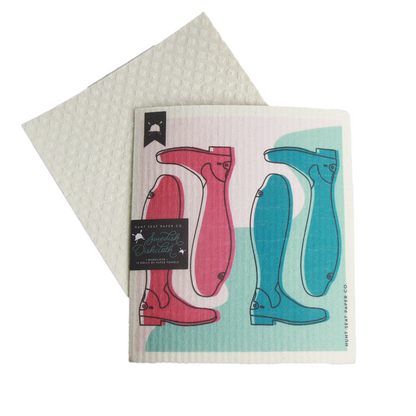 Tall Boots Swedish Dishcloth