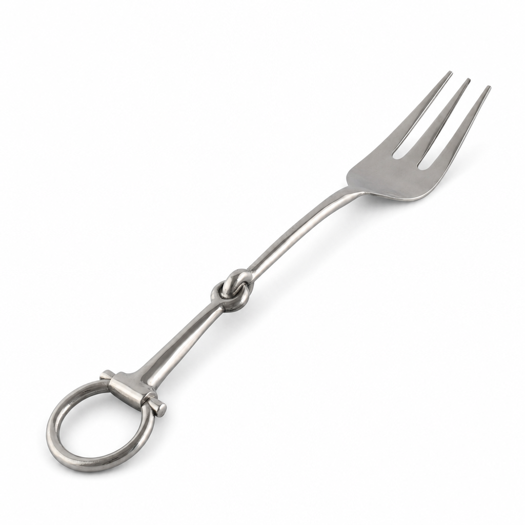 Vagabond House - Bit Serving Fork - Stainless Steel Matt Silver