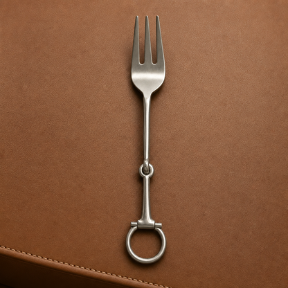 Vagabond House - Bit Serving Fork - Stainless Steel Matt Silver