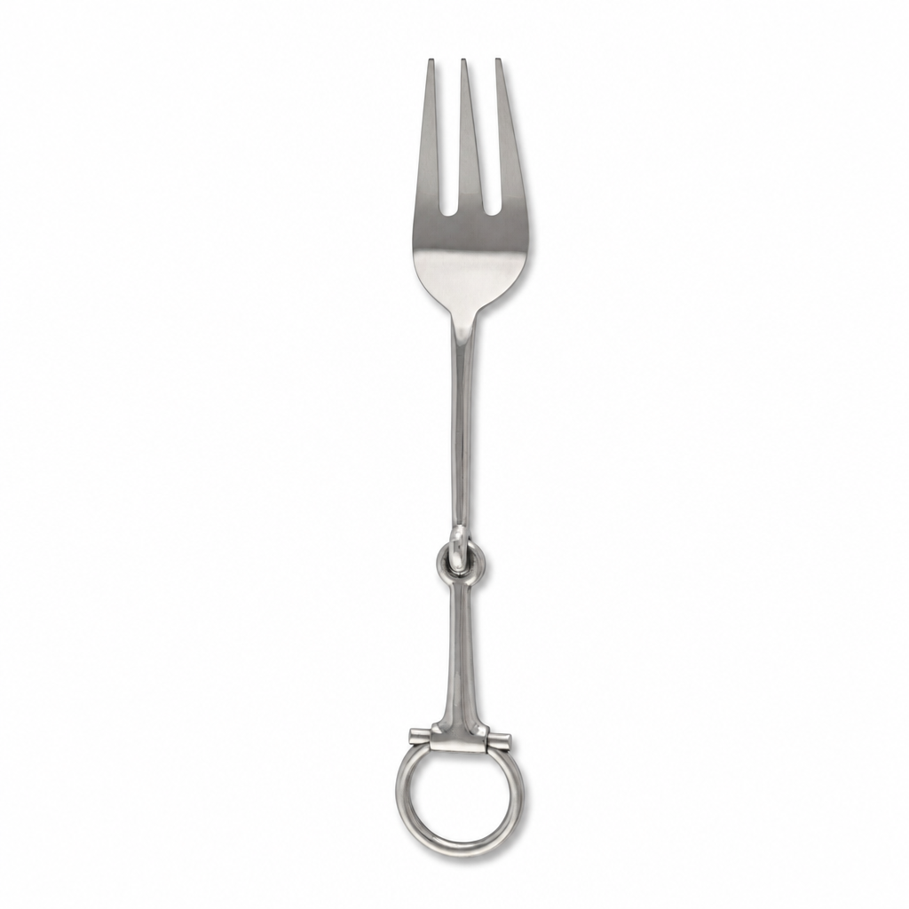Vagabond House - Bit Serving Fork - Stainless Steel Matt Silver