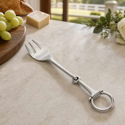 Vagabond House - Bit Serving Fork - Stainless Steel Matt Silver