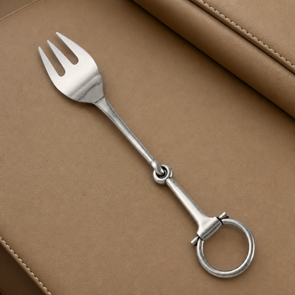 Vagabond House - Bit Serving Fork - Stainless Steel Matt Silver