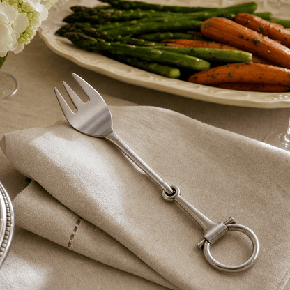 Vagabond House - Bit Serving Fork - Stainless Steel Matt Silver