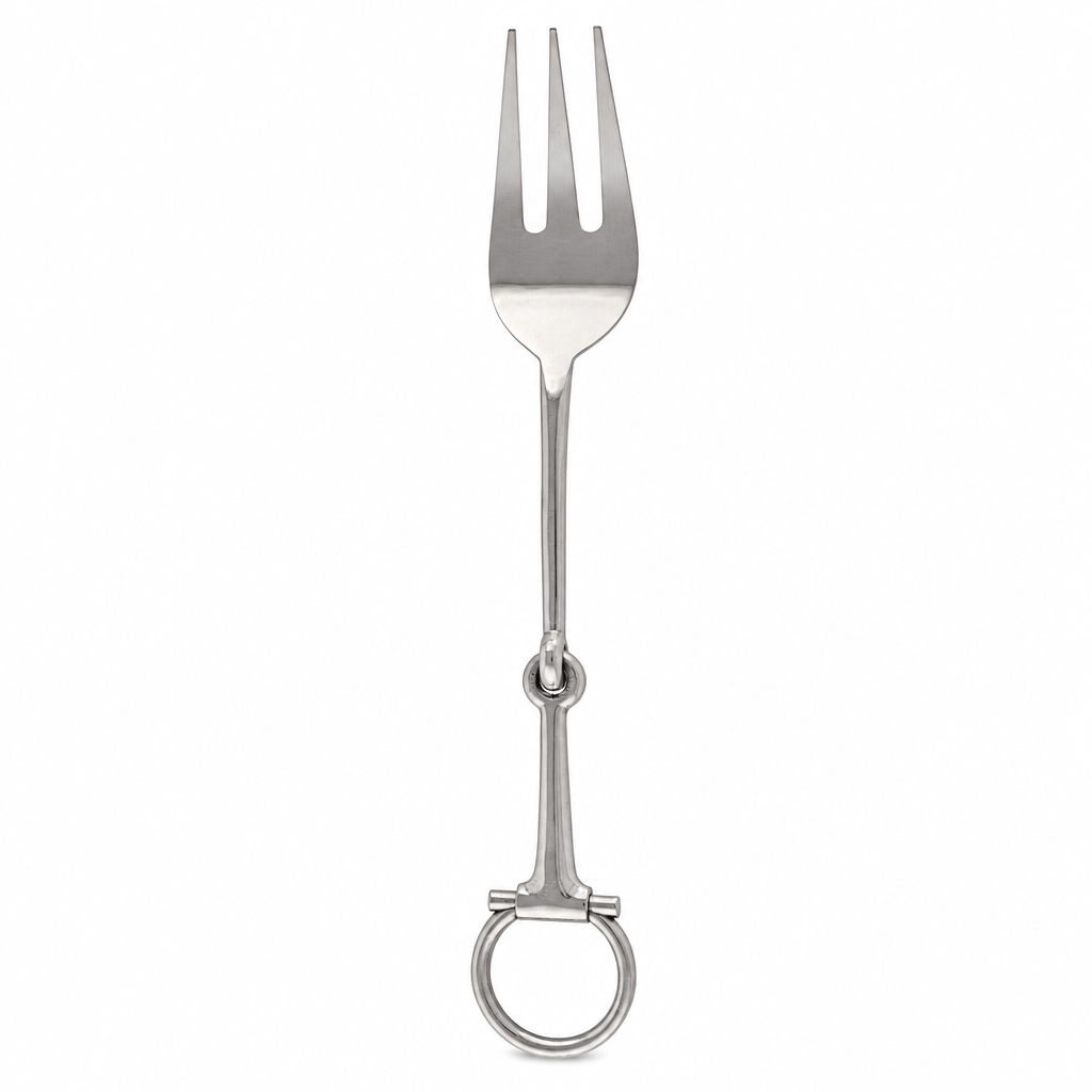 Vagabond House - Bit Serving Fork - Stainless Steel Matt Silver