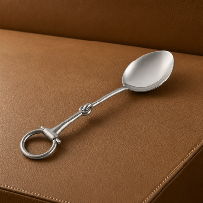 Vagabond House Bit Serving Spoon - Stainless Steel Matt Silver