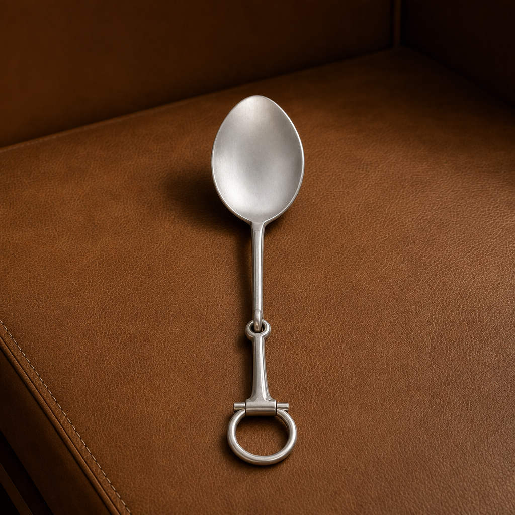 Vagabond House Bit Serving Spoon - Stainless Steel Matt Silver