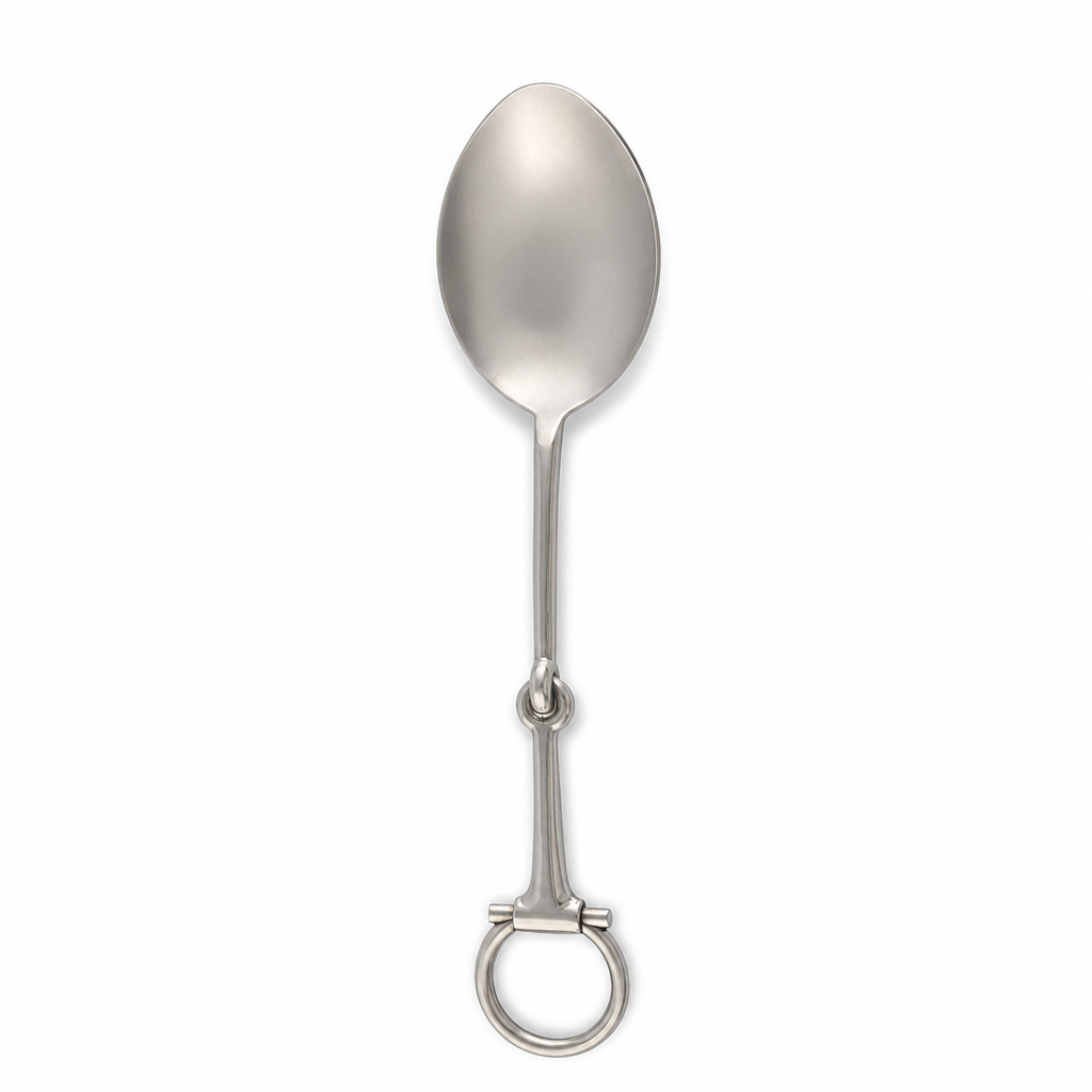 Vagabond House Bit Serving Spoon - Stainless Steel Matt Silver