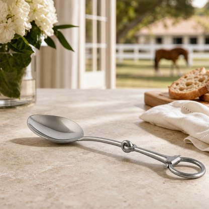 Vagabond House Bit Serving Spoon - Stainless Steel Matt Silver