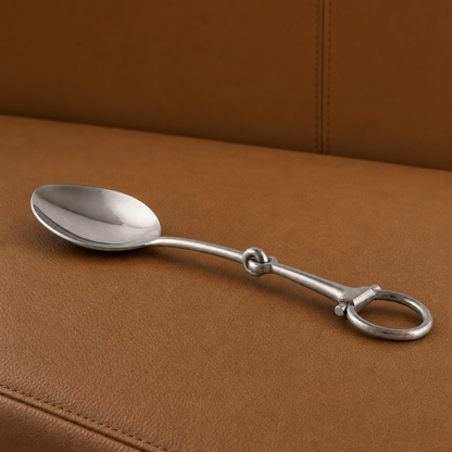 Vagabond House Bit Serving Spoon - Stainless Steel Matt Silver