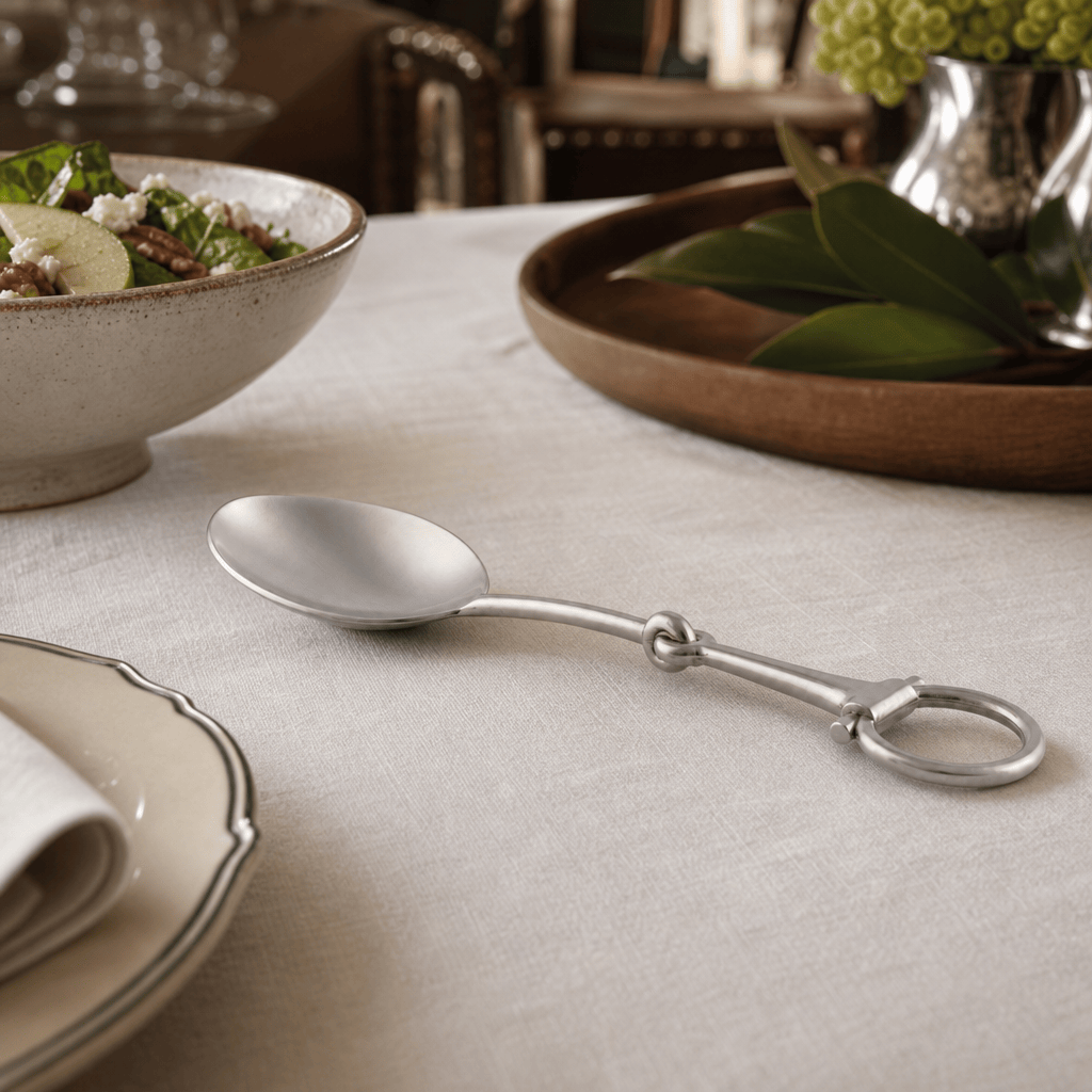 Vagabond House Bit Serving Spoon - Stainless Steel Matt Silver