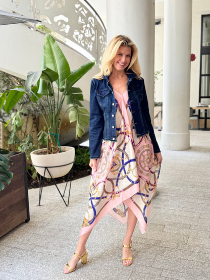 Stacy Bradley Design, The Dark Denim Jacket - Purple Stirrup