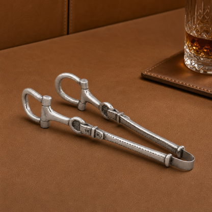 Vagabond House - Equestrian Pewter Bit Ice Tong