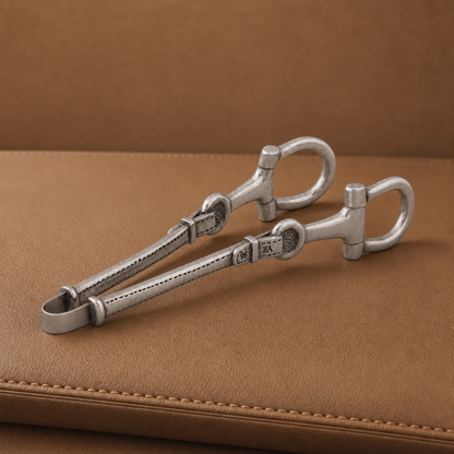 Vagabond House - Equestrian Pewter Bit Ice Tong