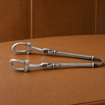 Vagabond House - Equestrian Pewter Bit Ice Tong
