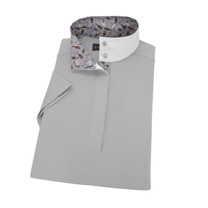 Essex Classics Ladies "Dusk" Grey A Toast to the New Year Performance Short Sleeve Show Shirt