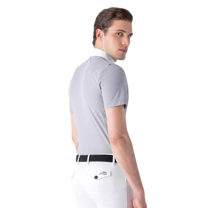 Equiline Men's CurtieK Short Sleeve Tech-Mesh Show Shirt
