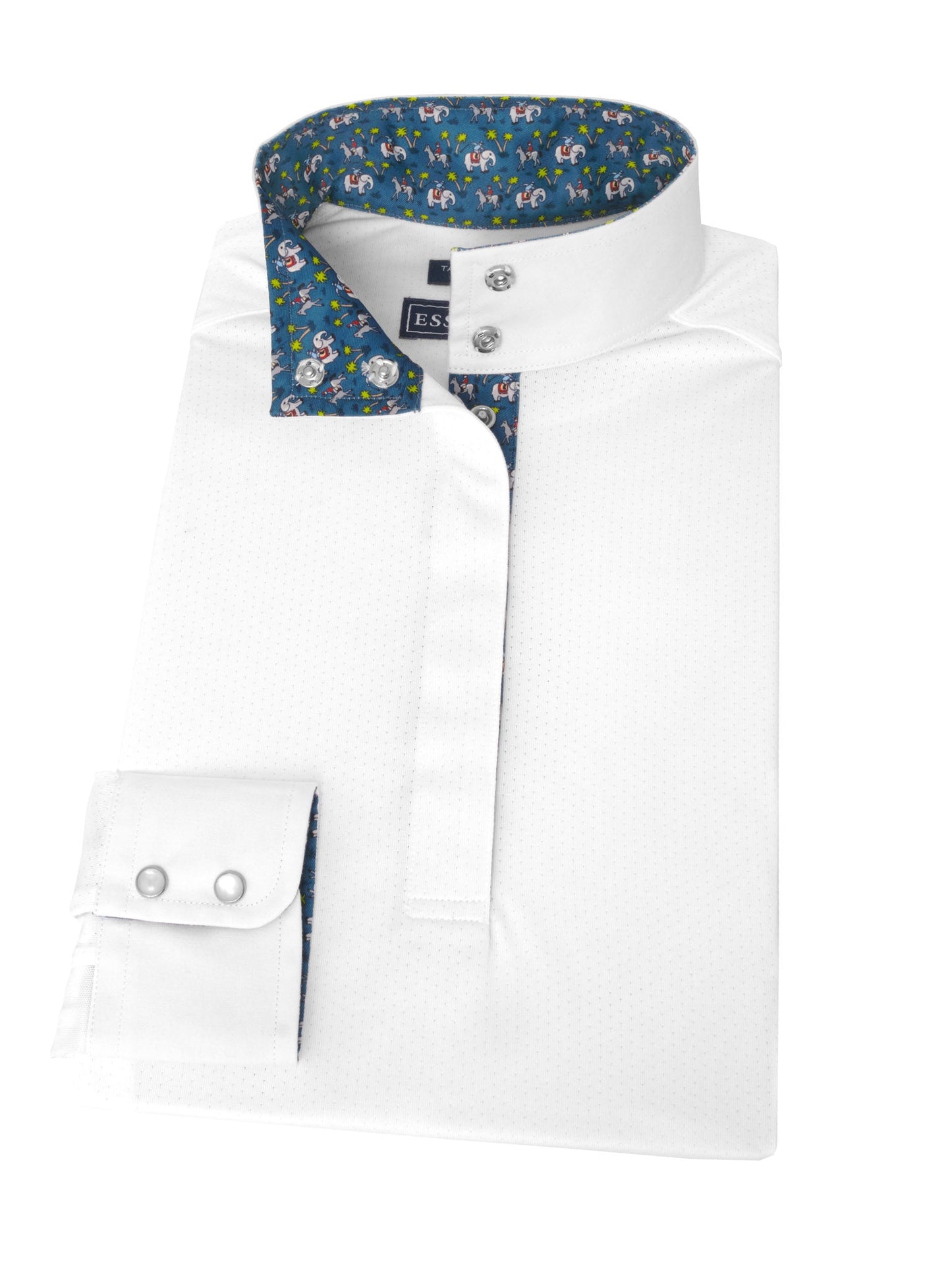 Essex Classics  Safari Ladies Talent Yarn Straight Collar Long Sleeve Show Shirt