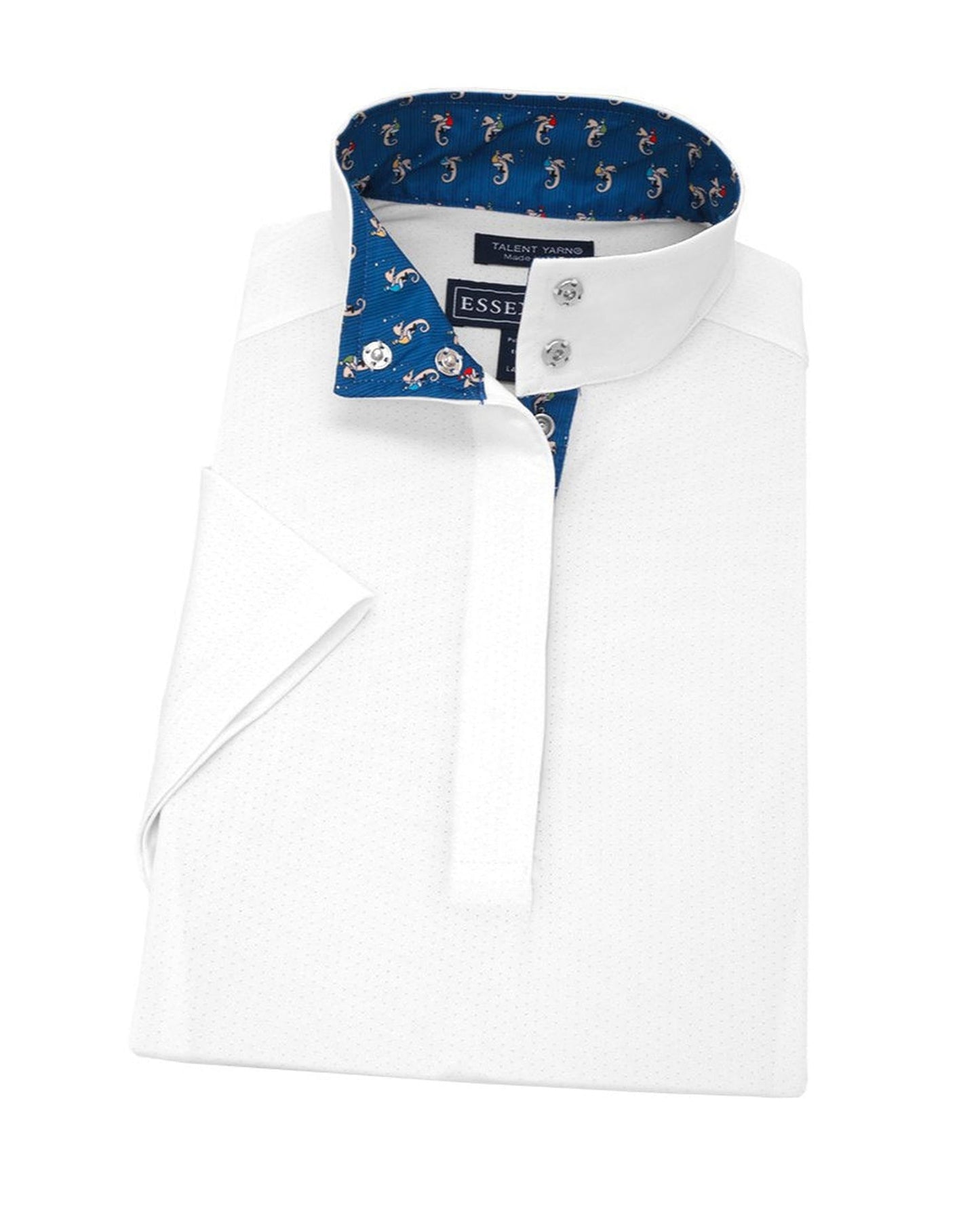 Essex Classics  Seahorsin' Around Ladies Talent Yarn Straight Collar Short Sleeve Show Shirt