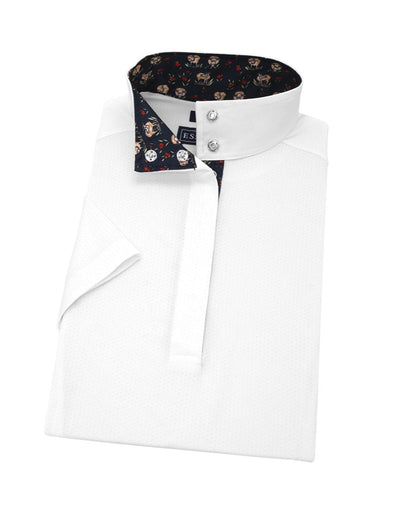 Essex Classics  Happy Cows Ladies Talent Yarn Straight Collar Short Sleeve Show Shirt