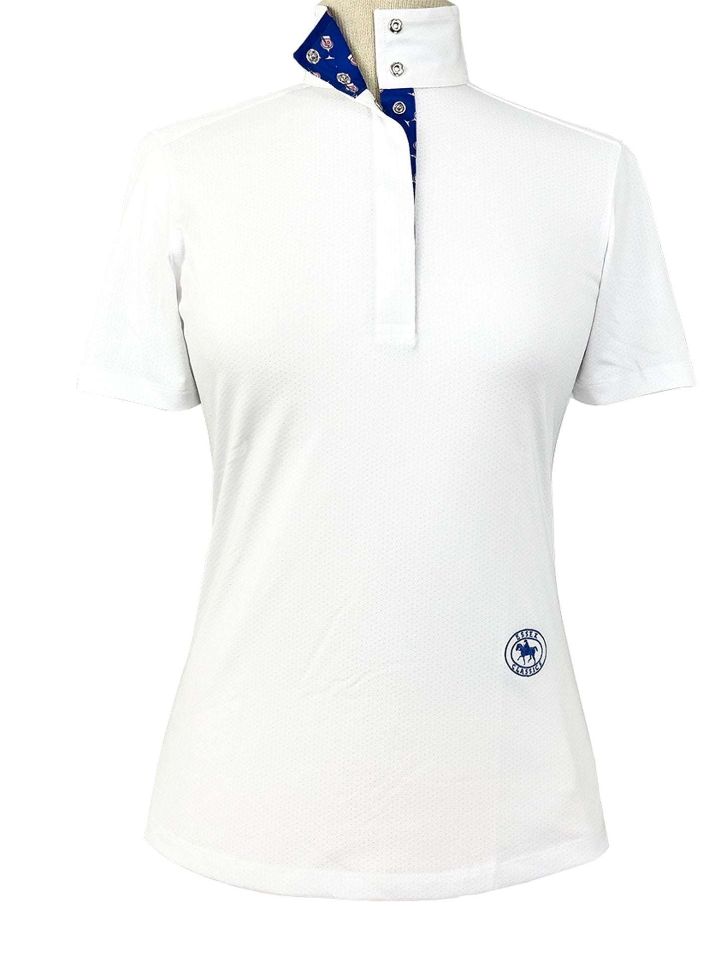 Essex Classics  Happy Hour Ladies Talent Yarn Straight Collar Short Sleeve Show Shirt