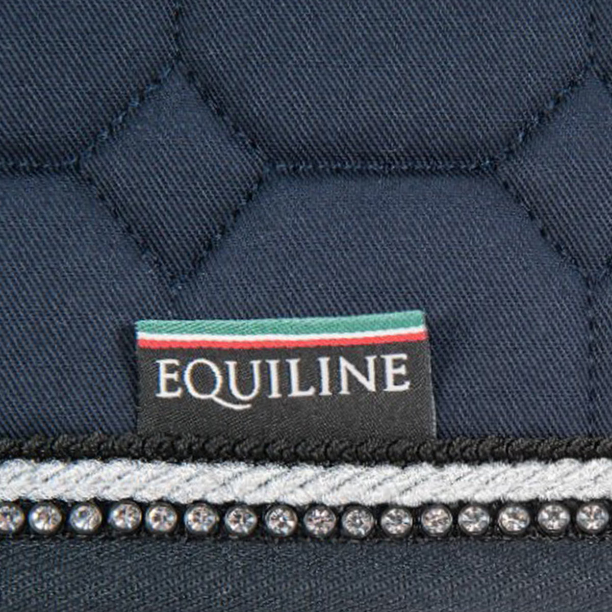 Equiline Rio Octagon Saddle Pad With Rhinestone Piping