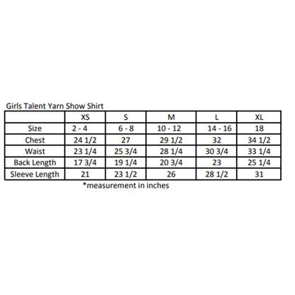 Essex Classics Girls "Luna II" Light Blue Short Sleeve Performance Show Shirt with Bits Trim