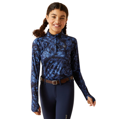 Ariat Youth Lowell 2.0 1/4 Zip Baselayer Print
