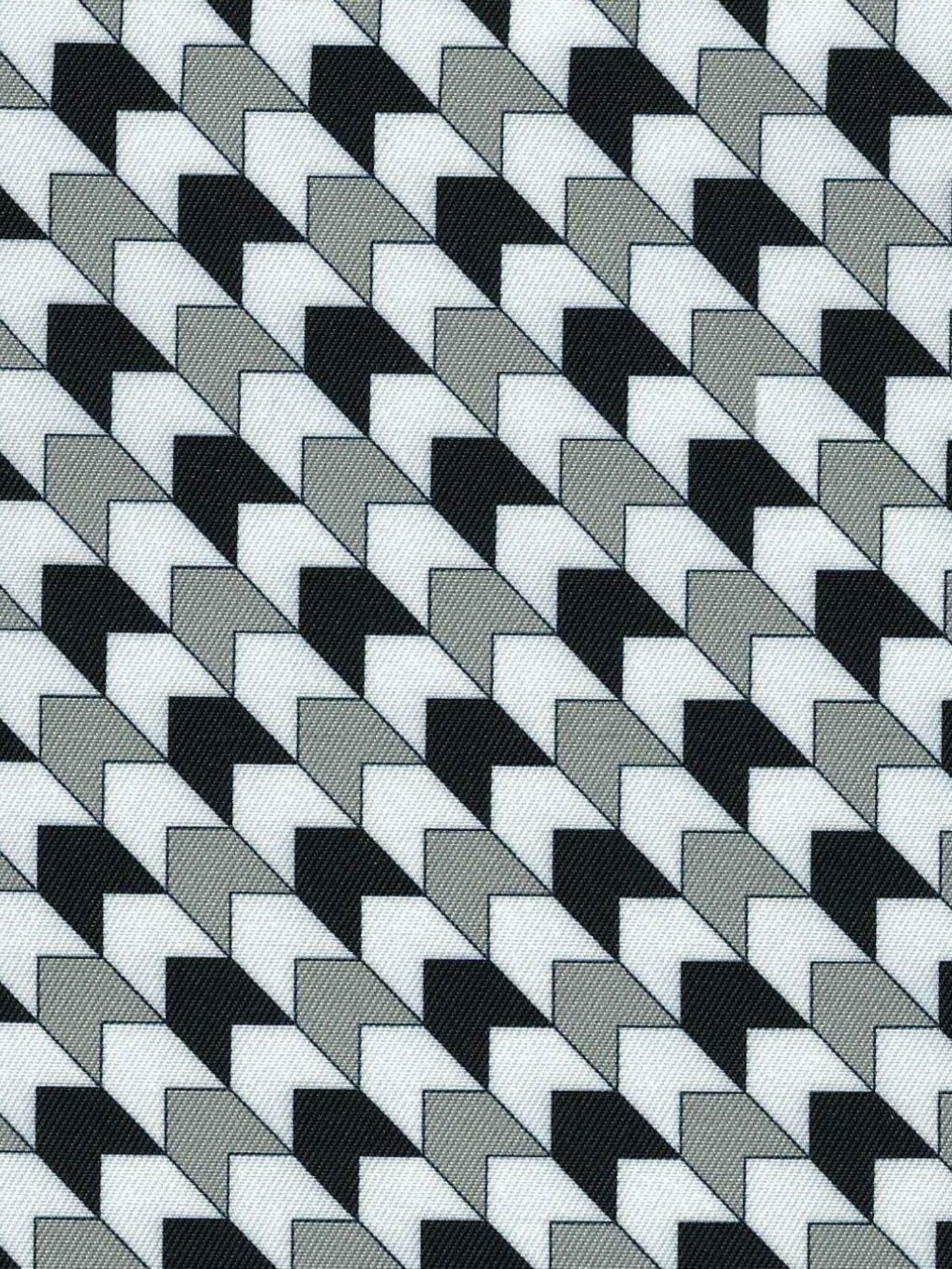 Essex Classics  Ladies "Luna II" Black with Geometric Long Sleeve Performance Show Shirt