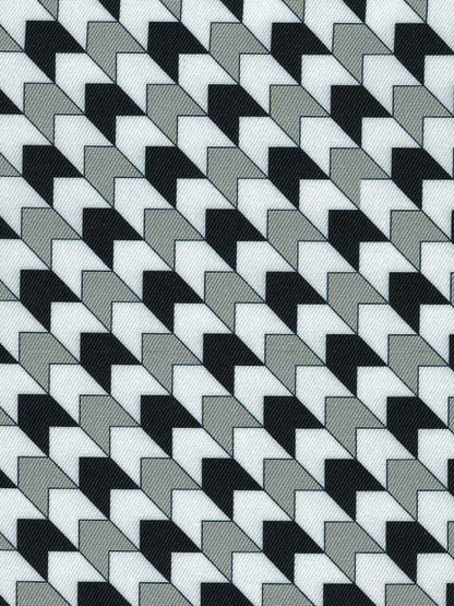 Essex Classics  Ladies "Luna II" Black with Geometric Long Sleeve Performance Show Shirt