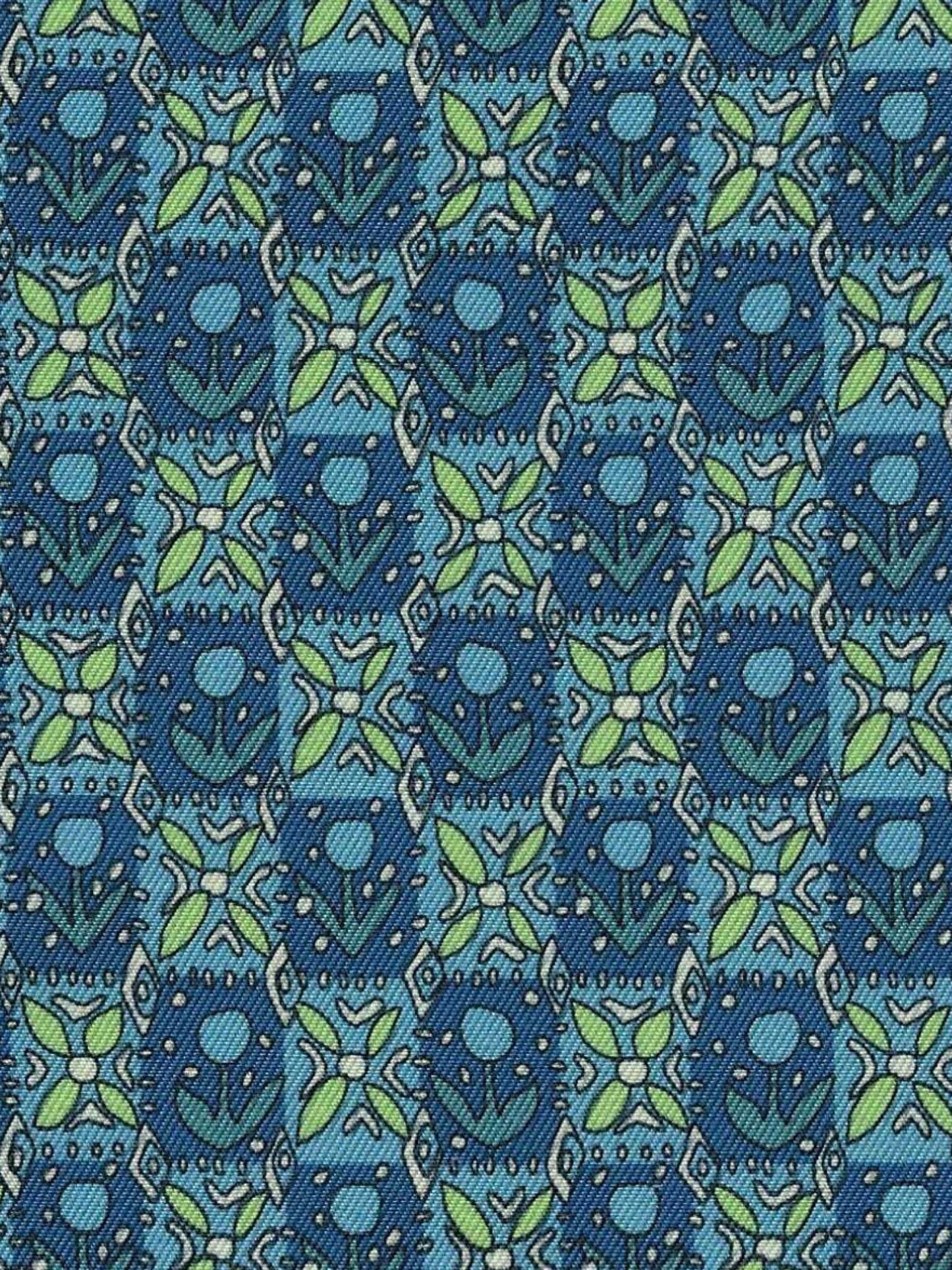 Essex Classics  Ladies "Luna II" Blue Gallop Garden Short Sleeve Performance Show Shirt