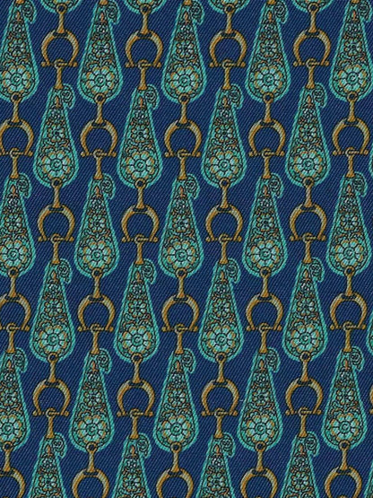 Essex Classics  Ladies "Luna II" Forest Green with Golden Snaffle Long Sleeve Performance Show Shirt