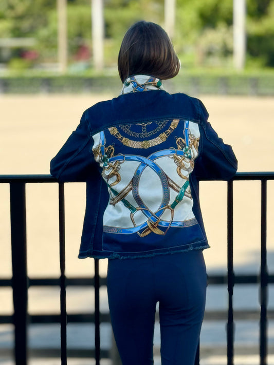 Stacy Bradley Design, The Dark Denim Jacket - Blue Stirrup