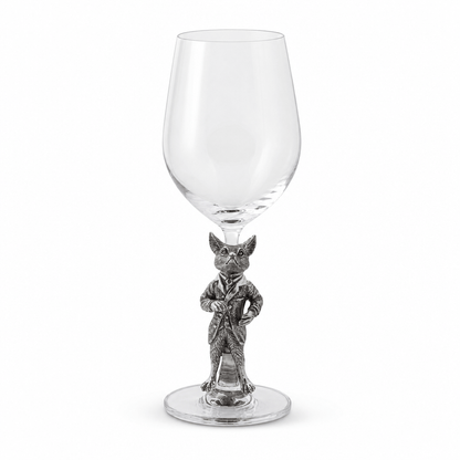 Vagabond House - Hunting Dressed Fox Wine Glass