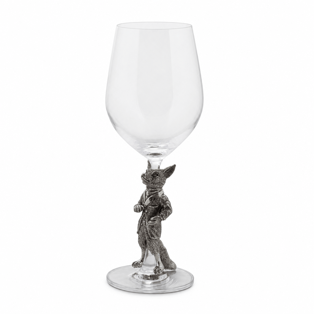 Vagabond House - Hunting Dressed Fox Wine Glass