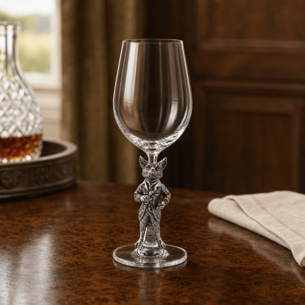 Vagabond House - Hunting Dressed Fox Wine Glass