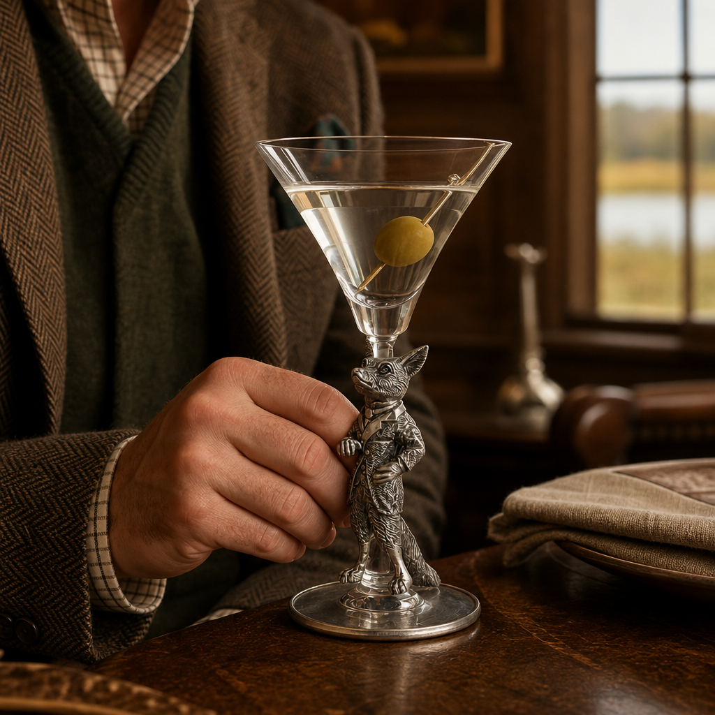 Vagabond House - Hunting Dressed Fox Cocktail - Martini Glass