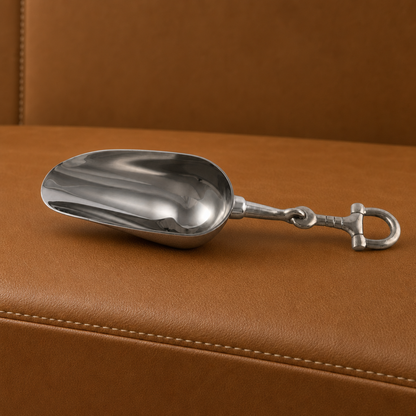 Vagabond House - Equestrian Horse Bit Pewter Handle Ice Scoop
