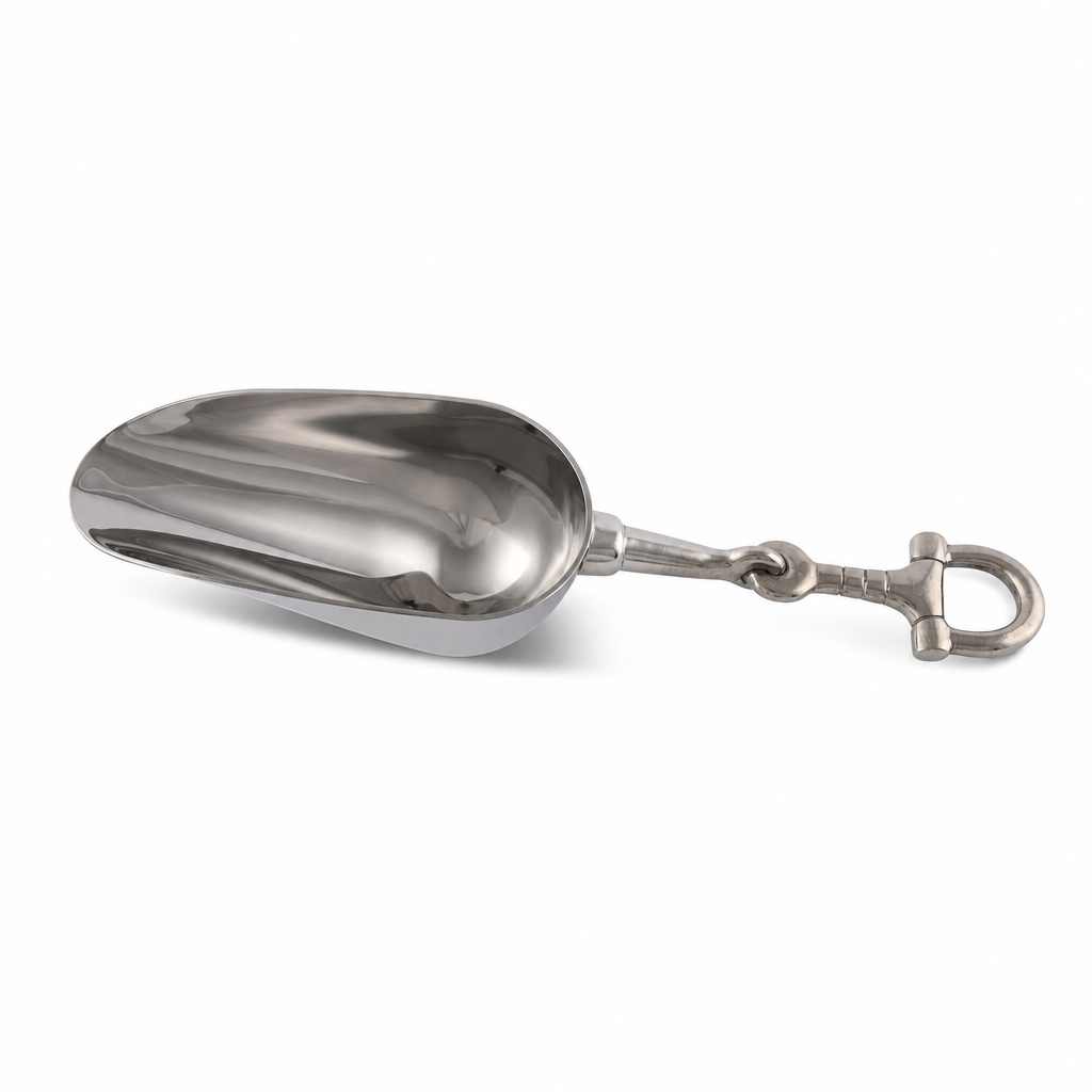 Vagabond House - Equestrian Horse Bit Pewter Handle Ice Scoop