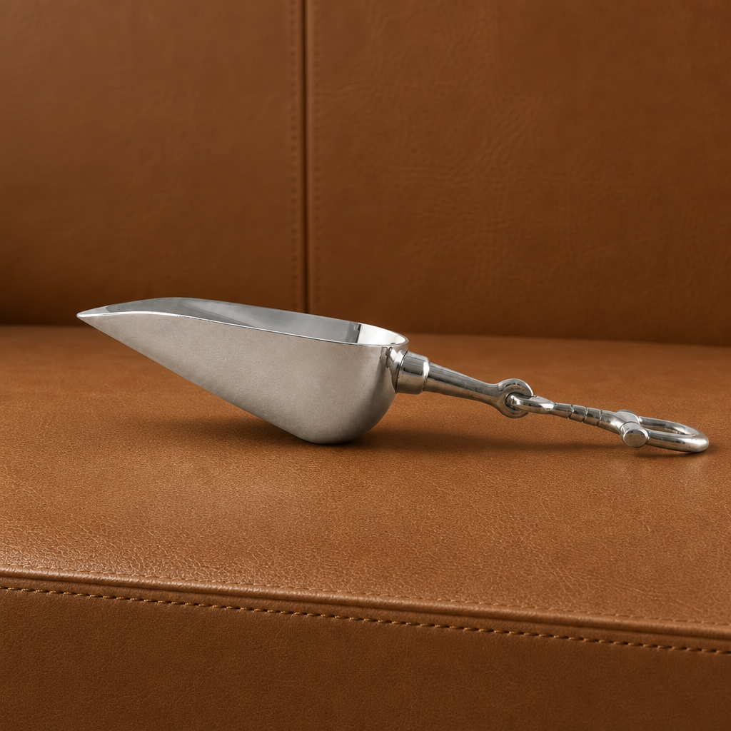 Vagabond House - Equestrian Horse Bit Pewter Handle Ice Scoop