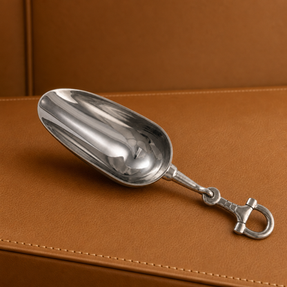 Vagabond House - Equestrian Horse Bit Pewter Handle Ice Scoop