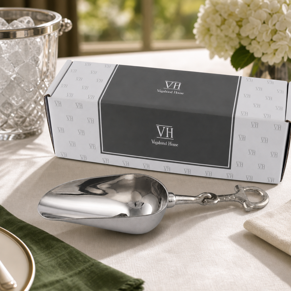 Vagabond House - Equestrian Horse Bit Pewter Handle Ice Scoop