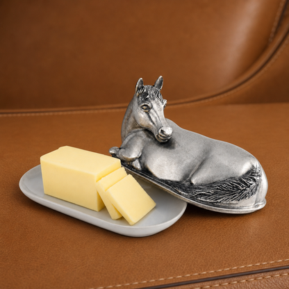 Vagabond House - Horse Butter Dish