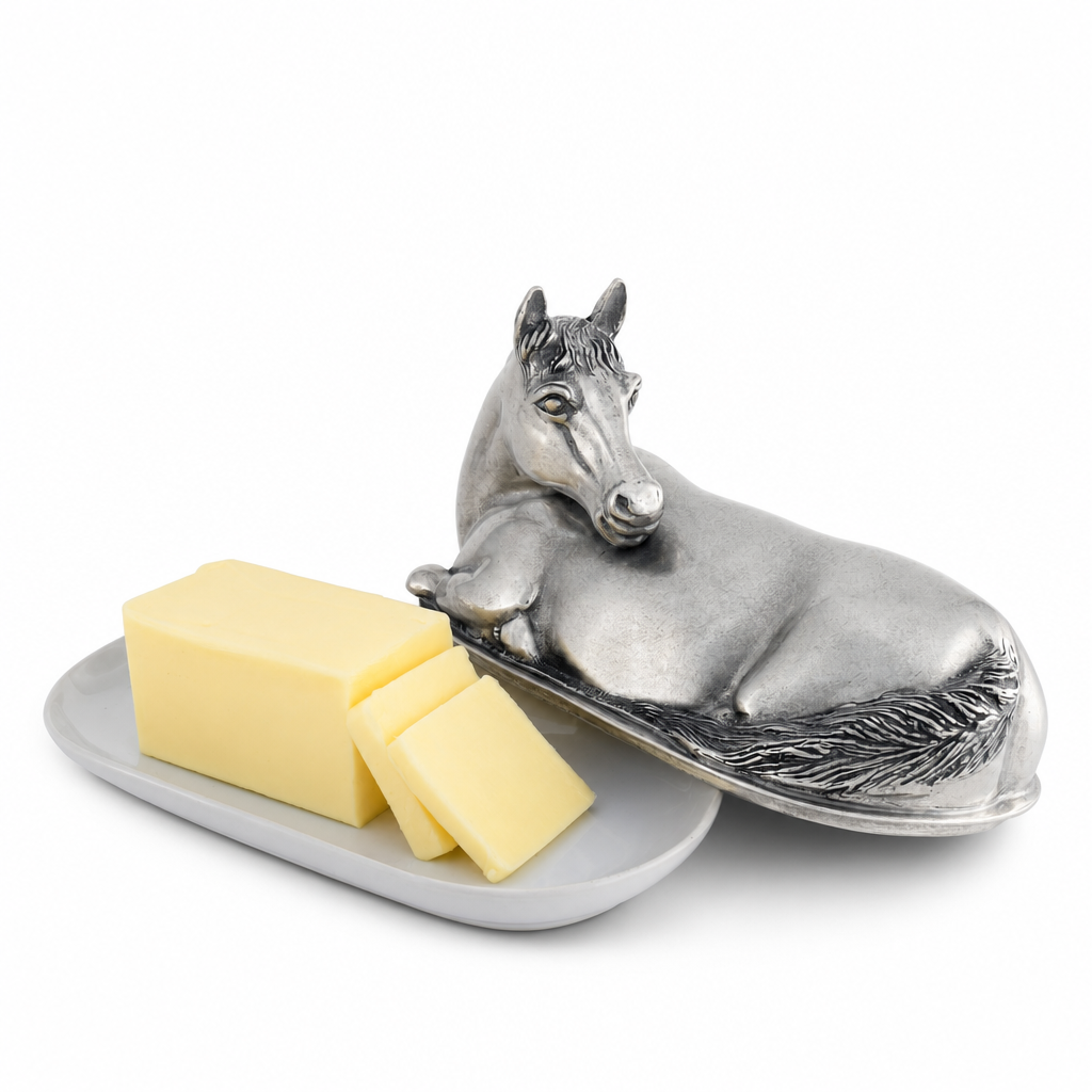 Vagabond House - Horse Butter Dish